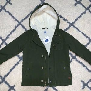 Janie and Jack Hunter Green Coat Sz 2T
